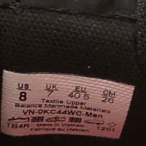 Van’s Skateboard Lace Up Shoes Men’s 8 main image 8